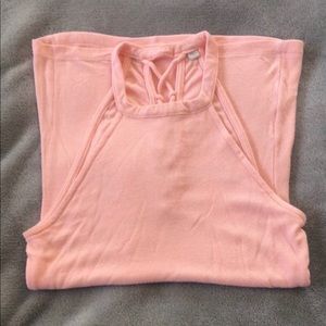 Peach guess halter top
